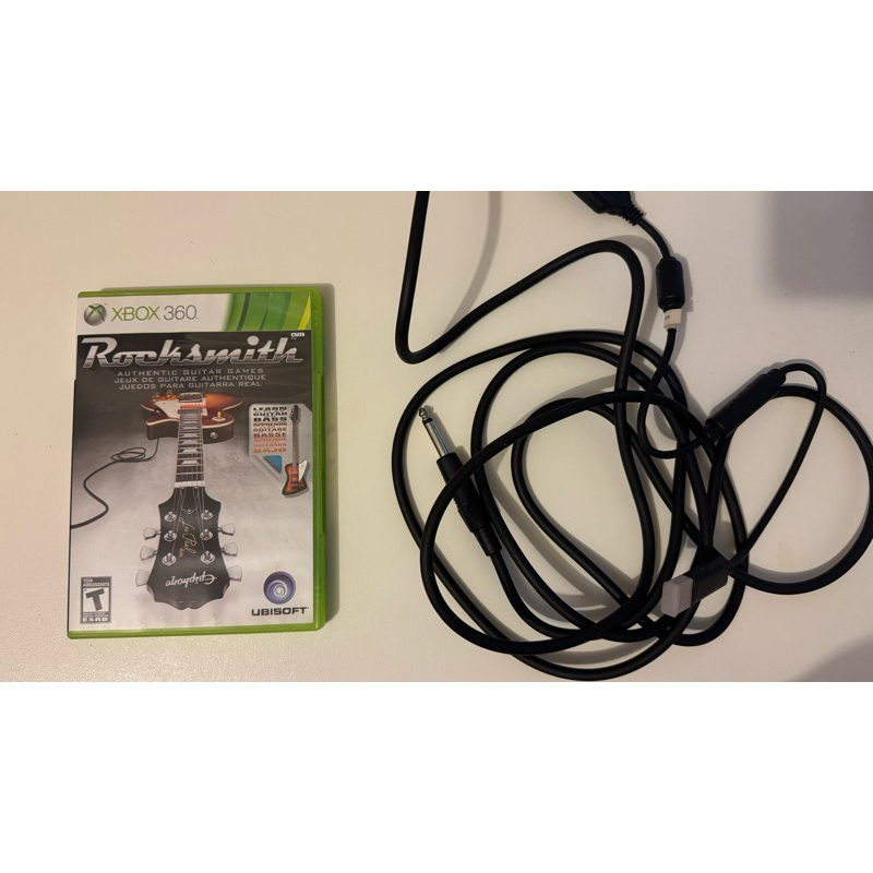 Jogo Rocksmith + Cabo original para Xbox 360