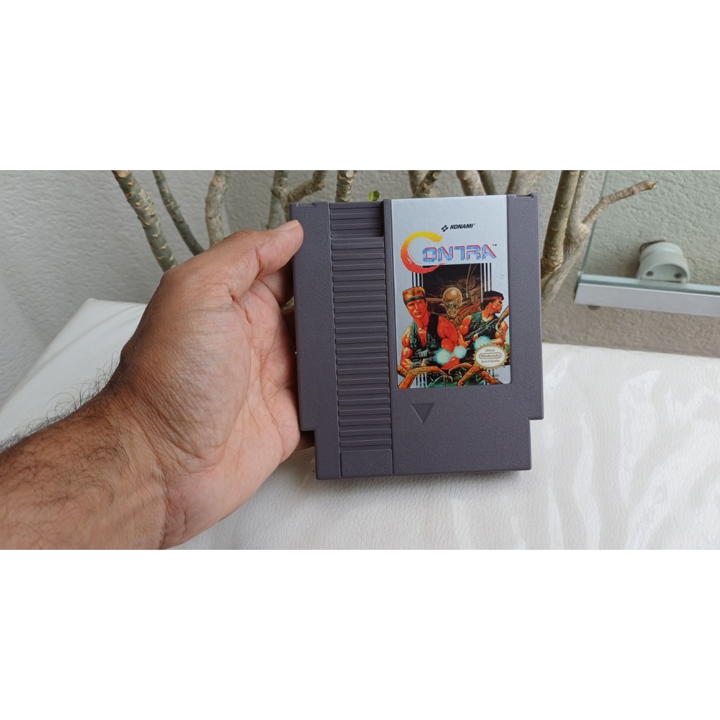 Jogo Contra 1 Konami Nes Nintendo Original Raro Impecável