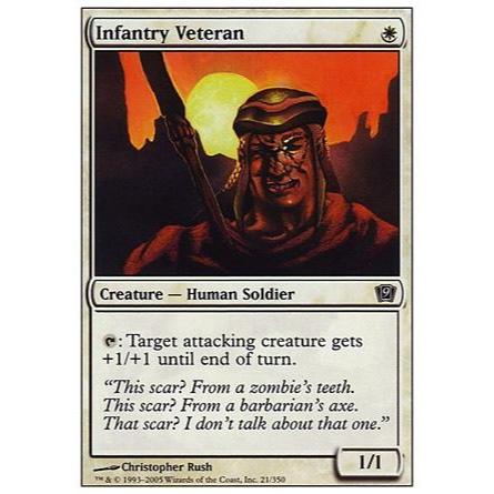 Veterano da Infantaria (Soldado) - - Magic The Gathering
