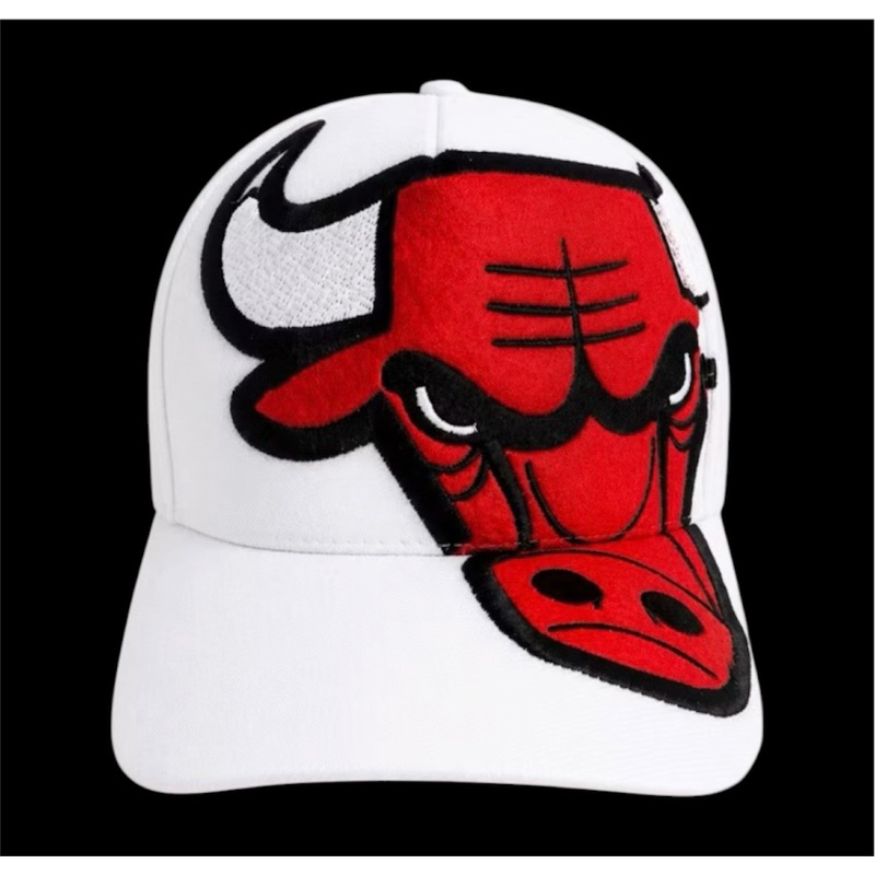 boné cap Chicago bulls nostalgia anos 90 NBA bordado/unissex/aba meia reta flexível/Snapback/estiloso/casual branco