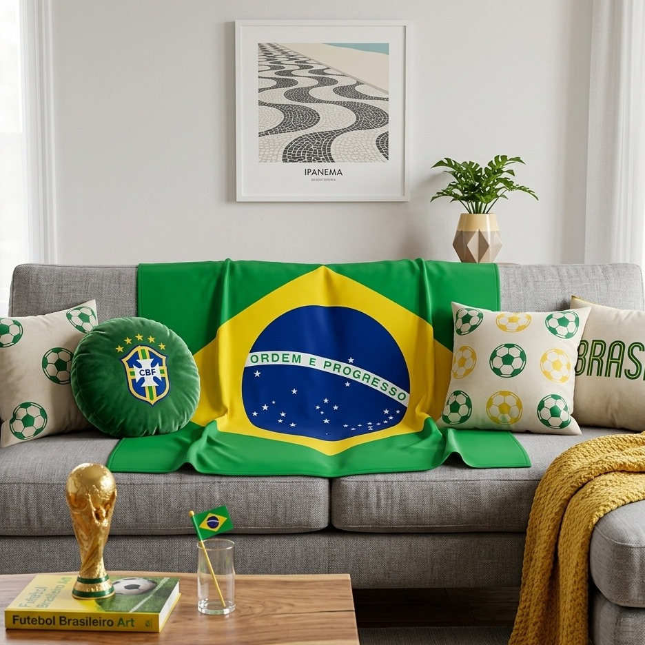 Bandeira Do Brasil Grande Pronta Entrega Envio Em 24 Horas Helanca Premium Copa Do Mundo Hexa