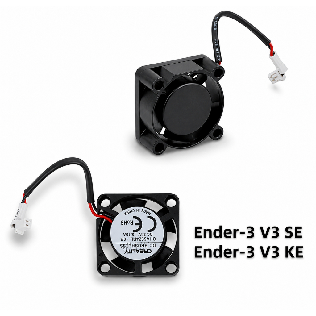Ventilador Hotend Creality Ender-3 V3 SE/KE 24V Ventilador Axial 2510 para Impressora 3D