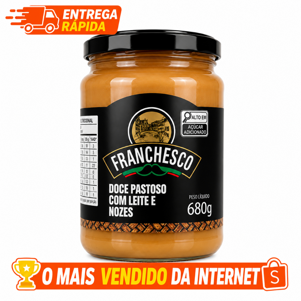 Doce Pastoso com Leite e Geleia de Goiabada 680g