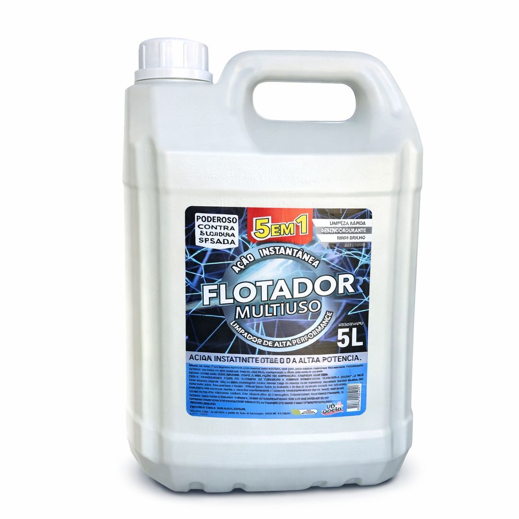 Flotador Multiuso 5L Limpa Gordura, Poeira e Fuligem Sujeira