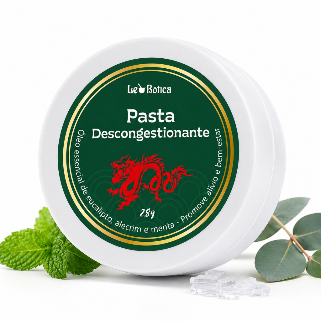 Pasta Refrescante Alivio Eucalipto Alecrim Menta 28g Com Mentol Óleos Essenciais Ise Botica