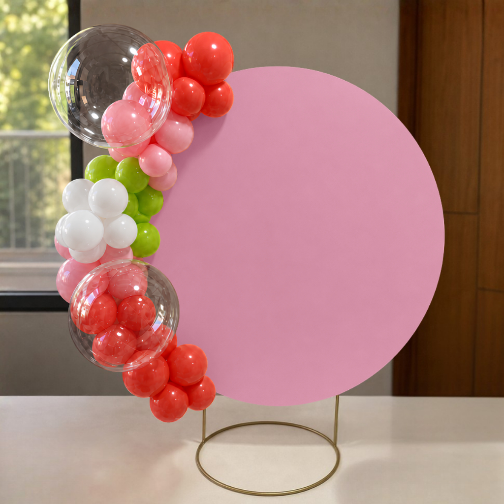 Capa Painel De Festa 50x50 cm Mini Para Mesa Malha Gel Decoração Eventos Mesversário Chá de Bebê