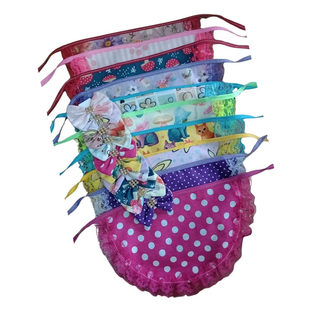 Conjunto para Pet Bandana e Lacinho Pet Shop