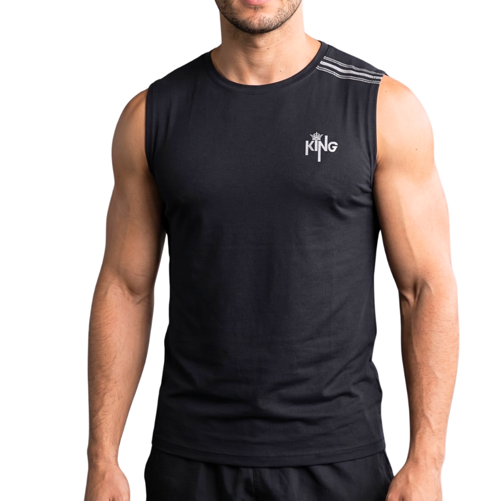 Camiseta Regata Masculina Academia Slim Camisetas Masculinas Estilosas Camisa Machão Roupa de Praia