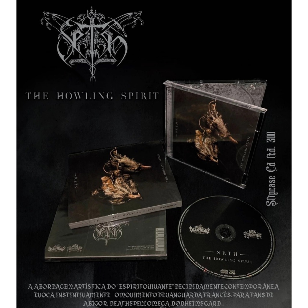 CD Seth - The Howling Spirit fã Abigor, dimmu borgir Grand Serpent Rising, uada, mgla, behemoth