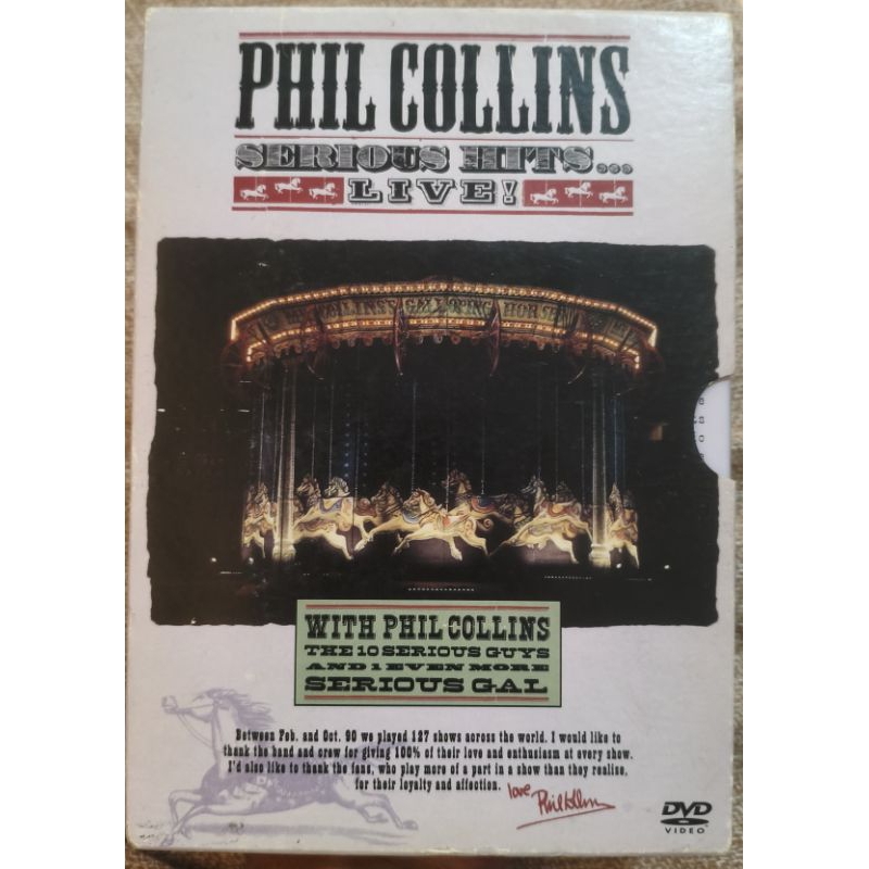 DVD Duplo Phil Collins - Serious Hits...Live!