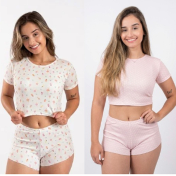 Baby Doll Feminino Canelado Sensual Conforto Alta Qualidade