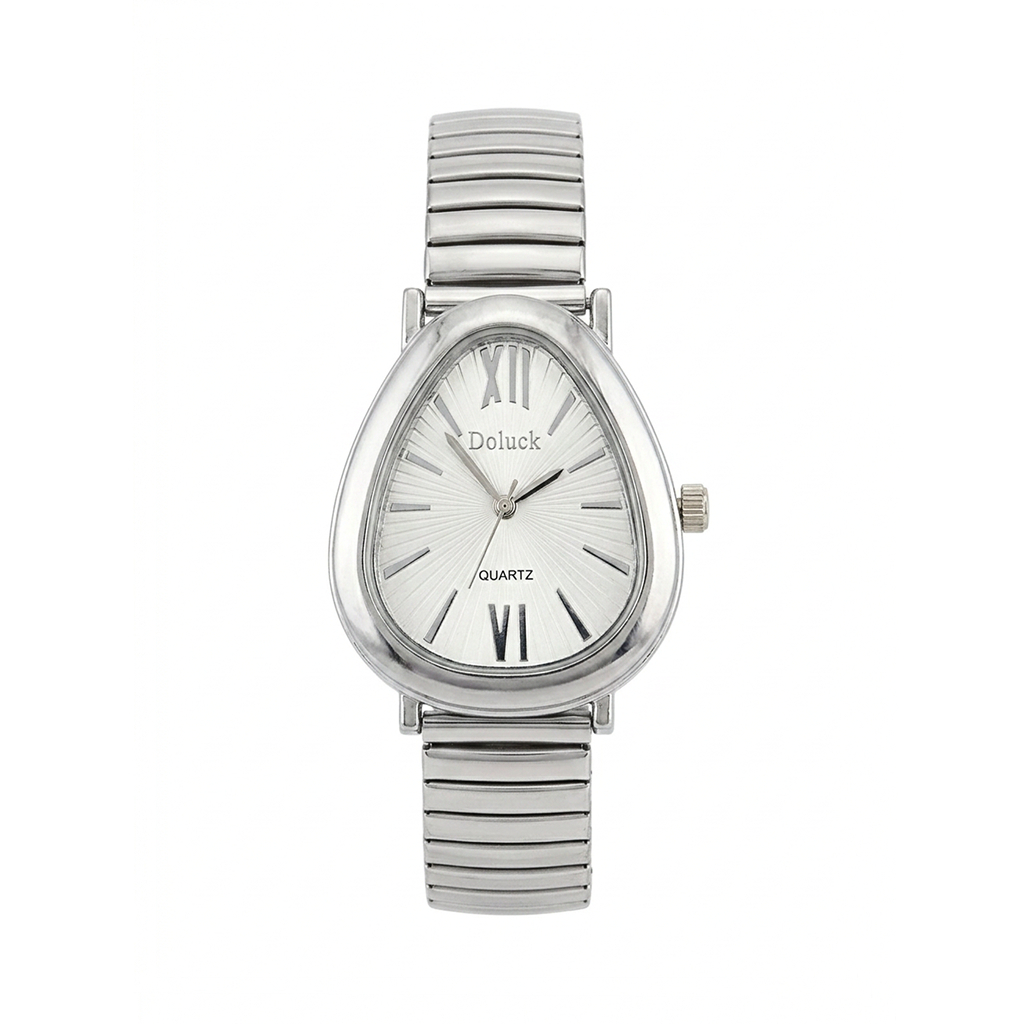 Relógio Feminino Tulipa Silver 30mm - Doluck Blogueira Tendência Virginia Elegante
