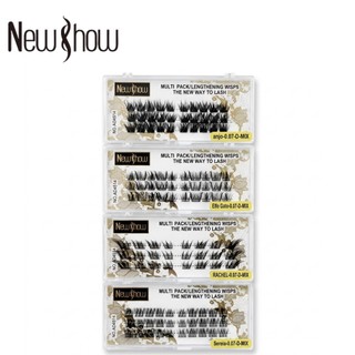 New show Cílios em Tufos Kit 4 Caixas DIY Extensão Fox Eyes Fada Curvatura D 0.07mm
