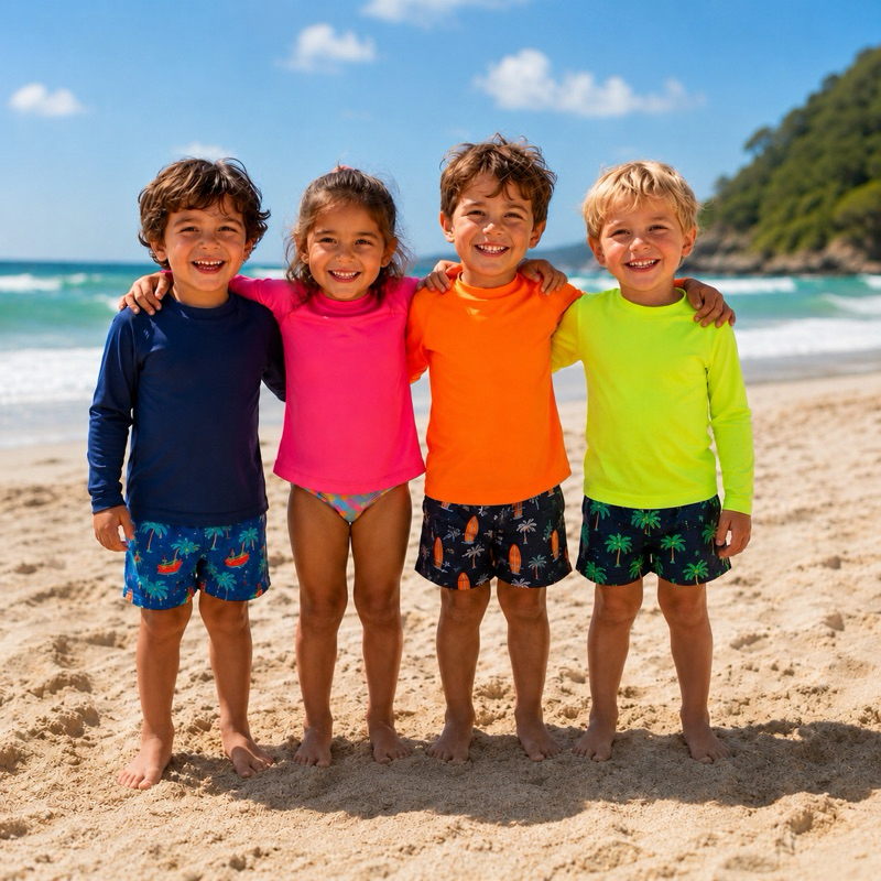 Blusa uv 50+ fator solar proteção uv criança infantil 2 ao 8