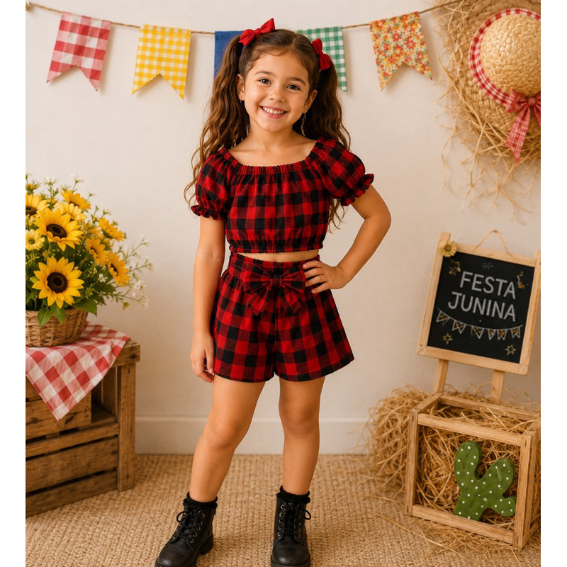 conjunto JUNINO INFANTIL