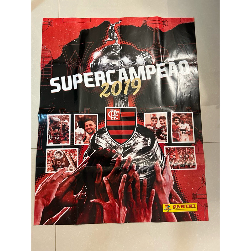 pôster Panini Flamengo supercampeão de 2019