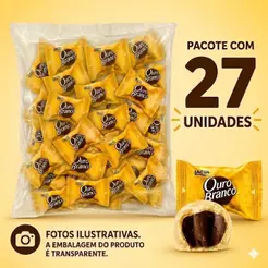 Bombom Ouro Branco 540g Chocolate Premium