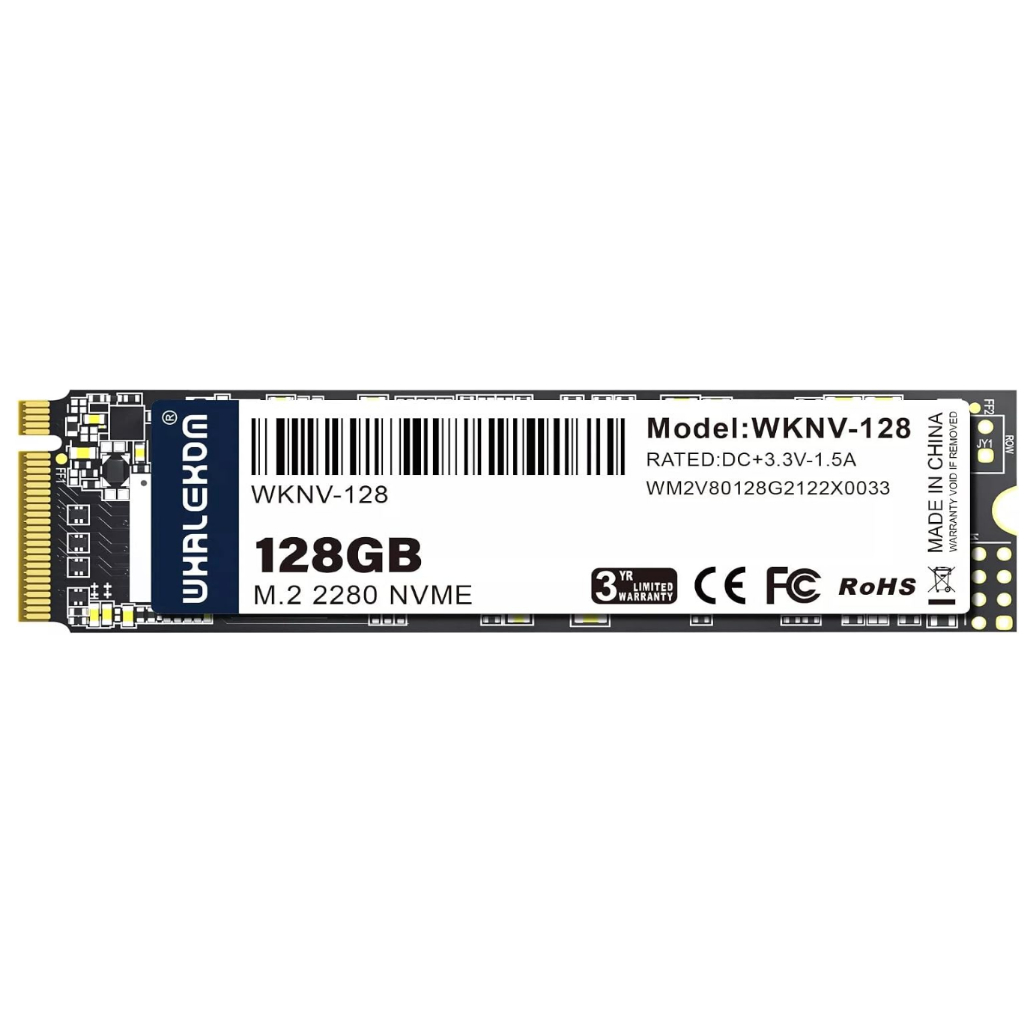 SSD Whakekom 128GB e 1TB M.2280 PCIe NVMe SSD WKVN up to 2000/1500MB/s