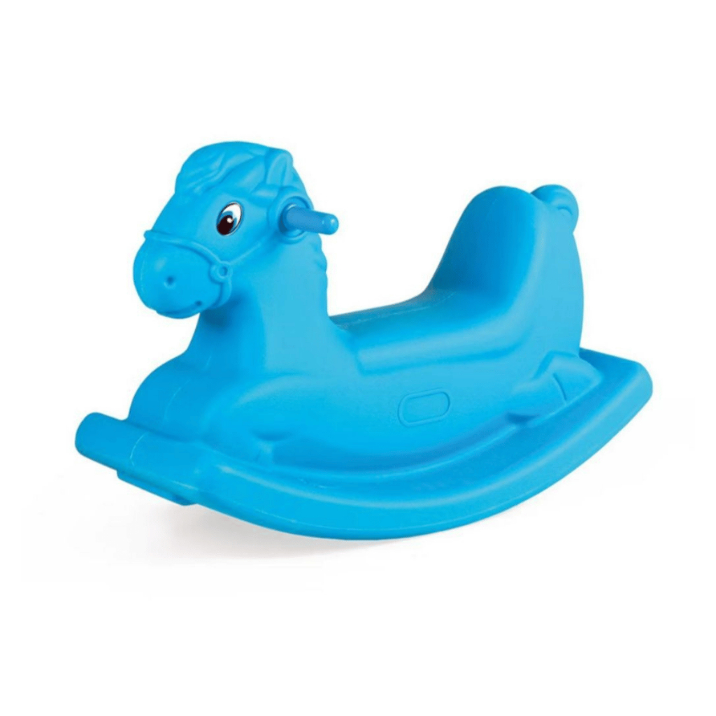Cavalinho de Balanço Infantil Gangorra Huppa Huppa Azul Grande Super Promoção Envio Rápido