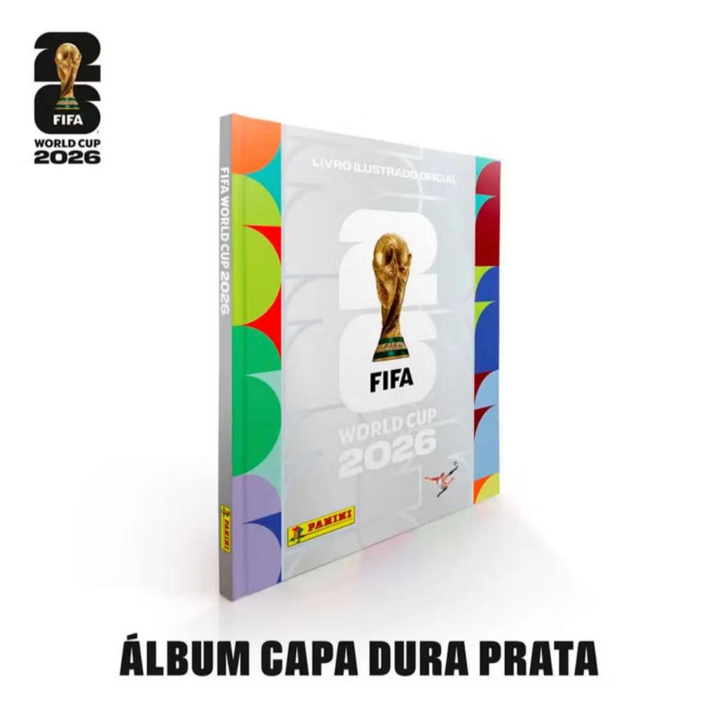 Álbum da Copa do Mundo 2026 Panini - CAPA DURA PRATA - Edição Especial