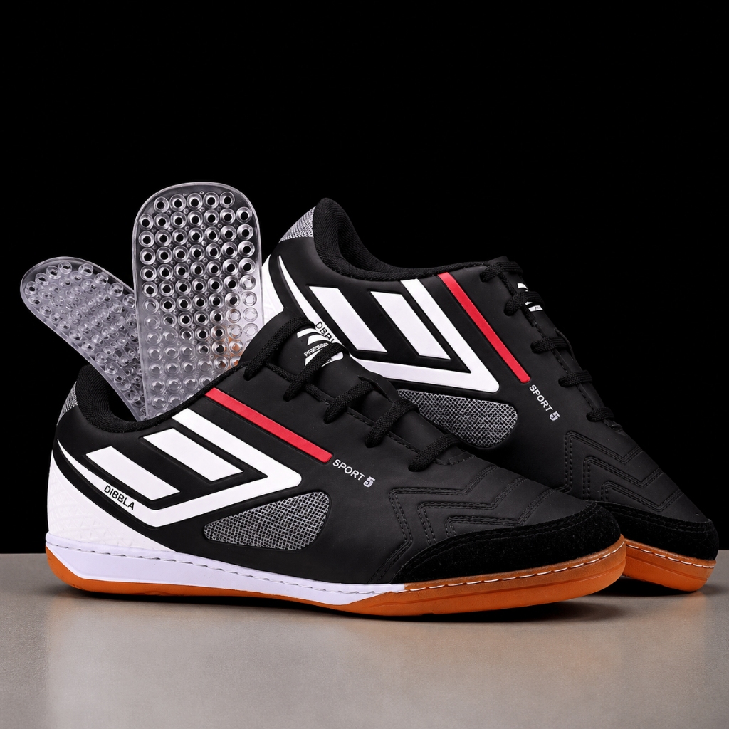 Chuteira Futsal Salão Profissional Palmilha Gel Quadra Masculina Infantil Feminina Colada Costurada