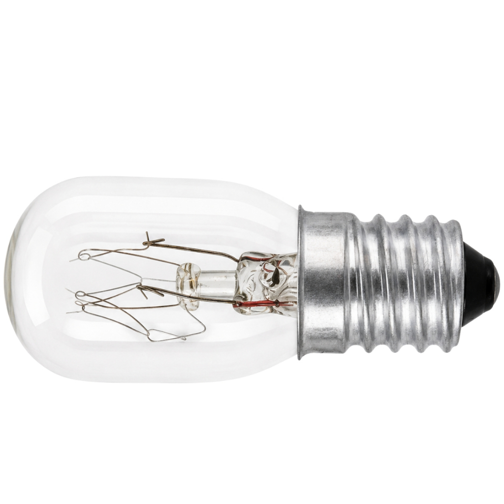 Lâmpada Mini Incandescente Tubular E14 para Geladeira Refrigerador Forno 127V 15W - Bestfer