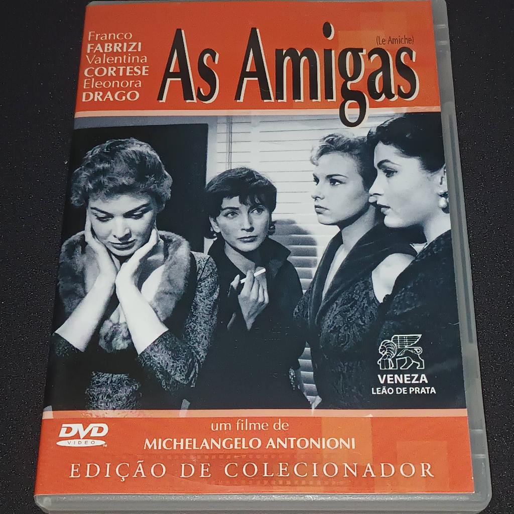 DVD As Amigas Edição de Colecionador - Michelangelo Antonioni - Leão de Prata em Veneza Clássico Cinema Italiano 1955 Ve