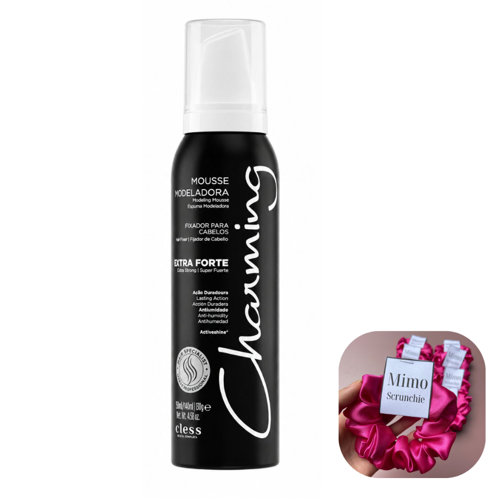 Mousse Modeladora Capilar Extra Forte 140ml - Charming