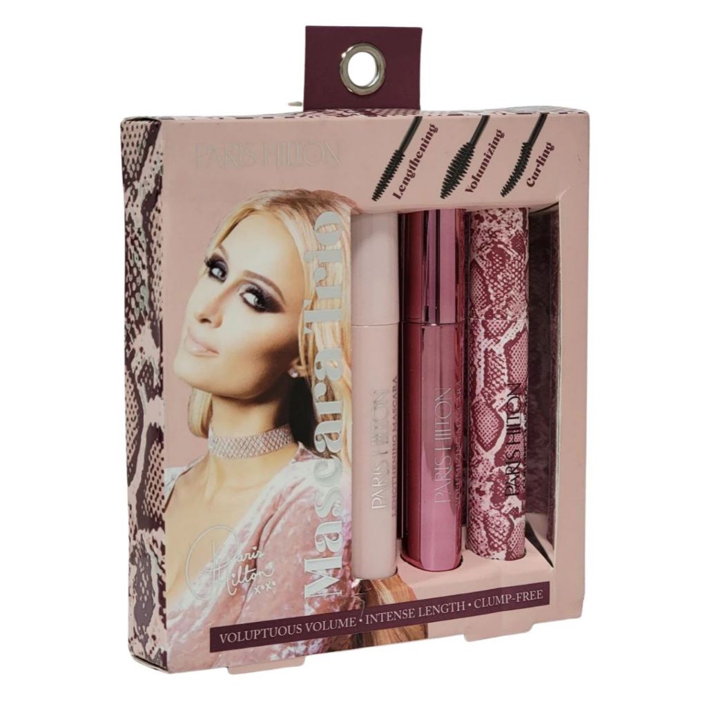 KIT COM 3 MASCARAS PARA CILIOS PARIS HILTON IMPORTADO EUA