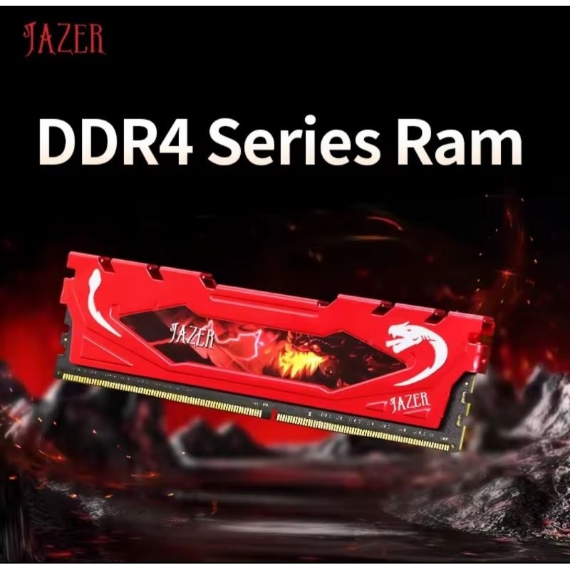Memória RAM JAZER DDR4 8GB 3200MHz para Desktop