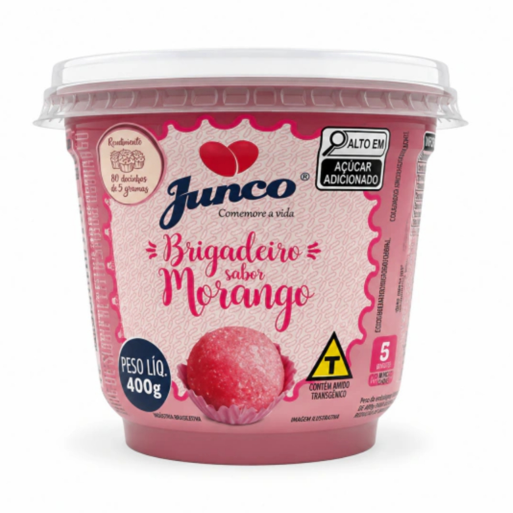 Junco Brigadeiro de Morango 400g