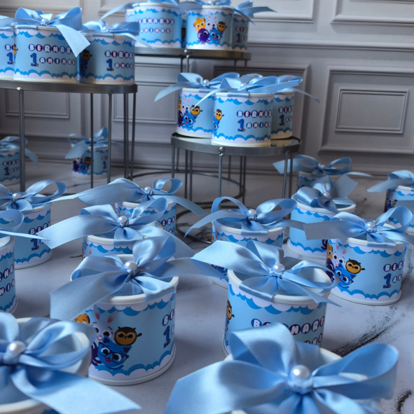 Kit Tubolata Personalizada Bolofofos 5x6cm Lembrancinha Aniversário Infantil Festa Menino Menina