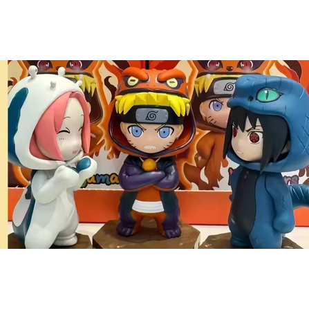 Naruto Boneco Action Figure Figura de Ação Sasuke Itachi Gaara Kakashi Pijama SEM MARCA