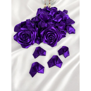 100 Pétalas de Cetim para Montagem de Rosas Artesanais | Flores Decorativas para Artesanato
