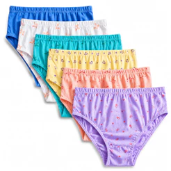 Kit 6 Calcinha Calçola Para Senhora Grande Confortável de Algodão Cores Variadas