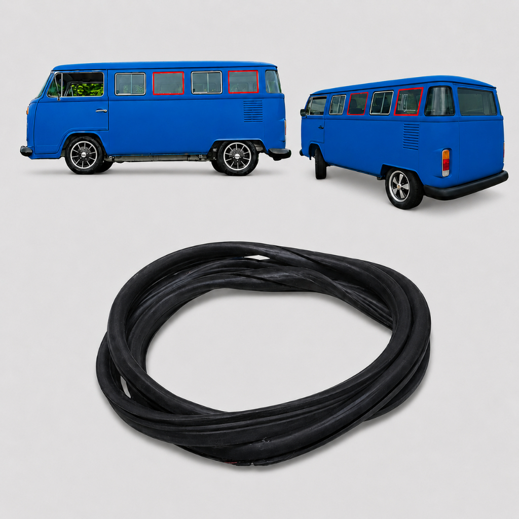 Borracha Janela Fixa Kombi Clipper 1500 57/97 Premium