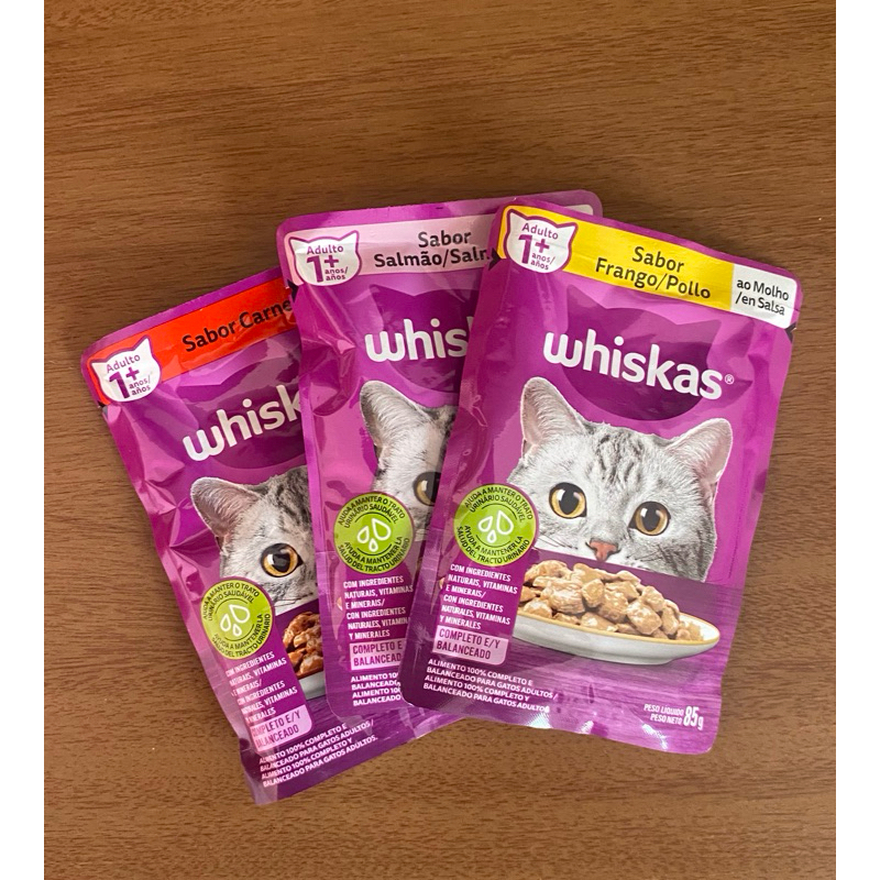 Sachê WHISKAS 85gr Sabores