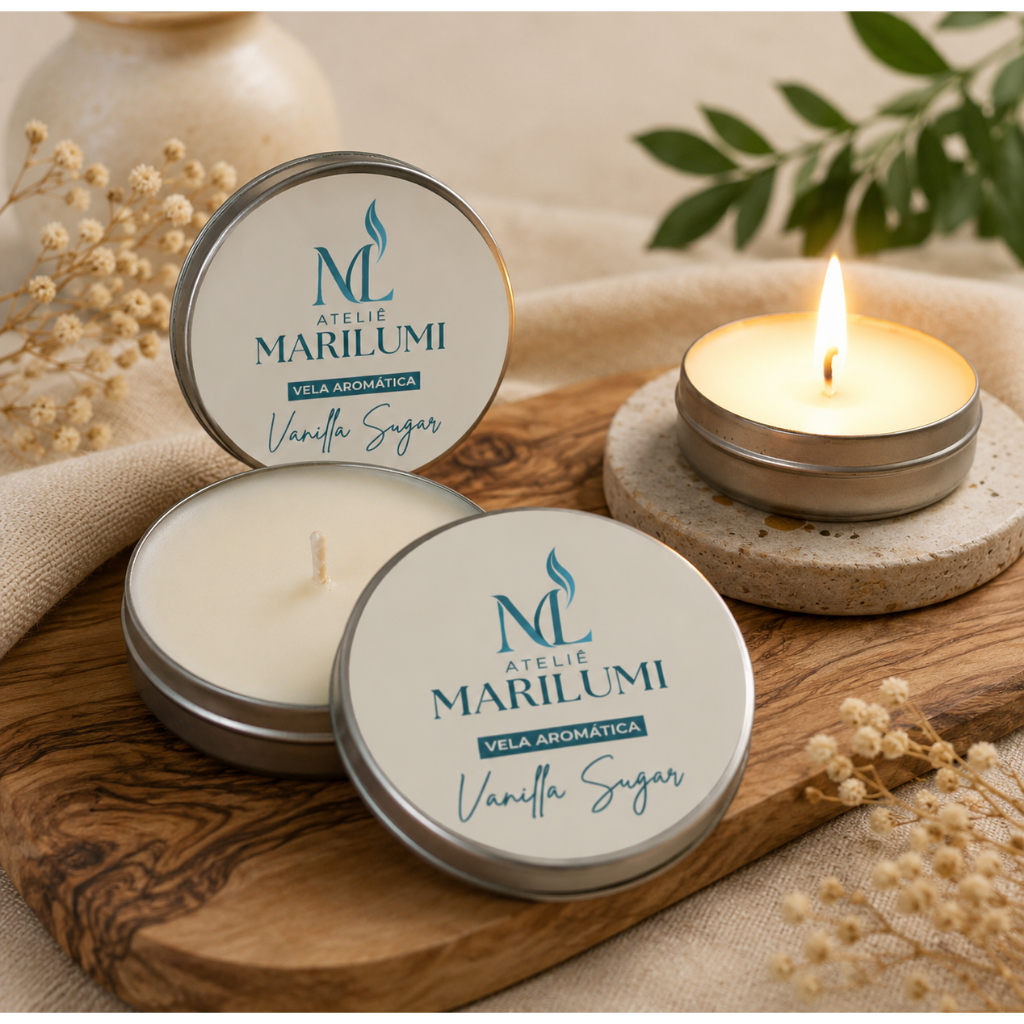 Vela Aromática Personalizada | Lembrancinha para Casamento, Aniversário e Eventos