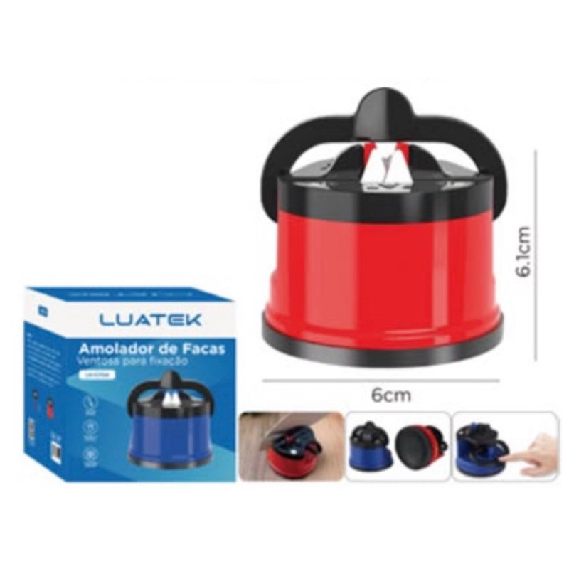 Amolador de Facas com Ventosa para Fixação LK-CF04