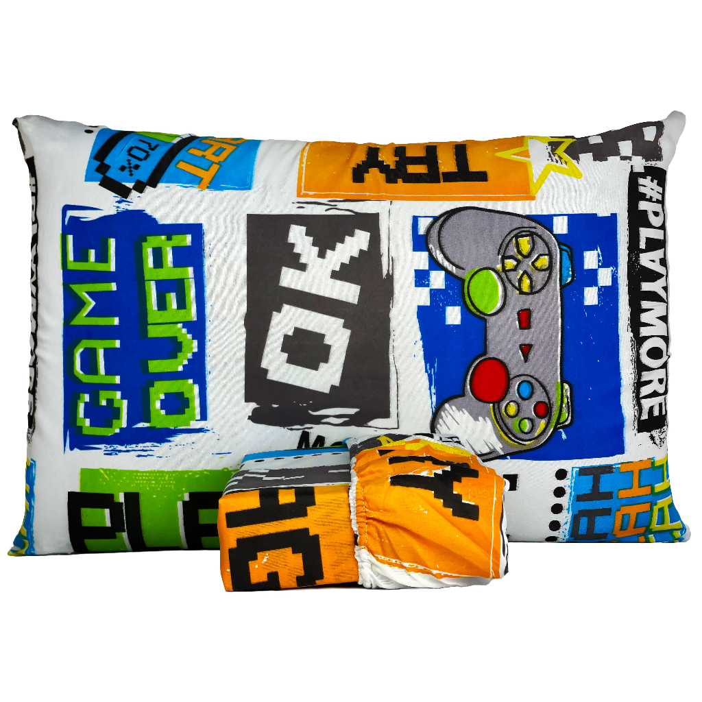 Kit Lençol Infantil 2 Peças Com Elástico Solteiro Estampas Divertidas Feminino e Masculino