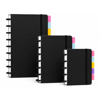 Caderno Grande tipo Inteligente Personalizado 8/10/11 Discos Capa Dura 80 Folhas Pautadas…