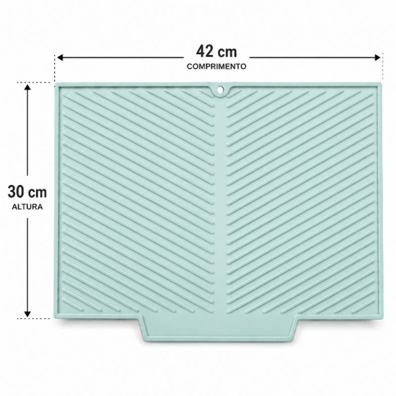 Tapete Escorredor de Louças em Silicone – Horizontal e Vertical — imagem 2 de 2