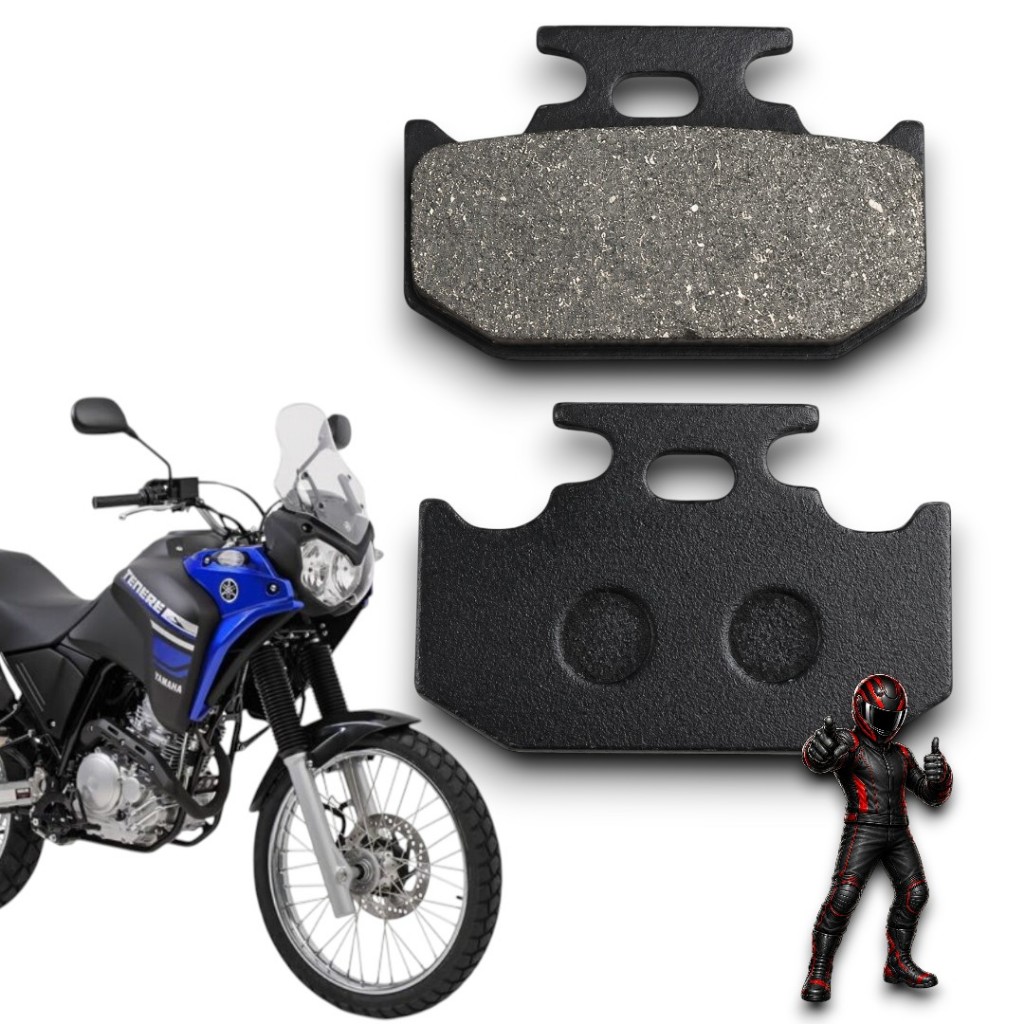 Pastilha De Freio Traseiro Yamaha Tenere250 2011 A 2019