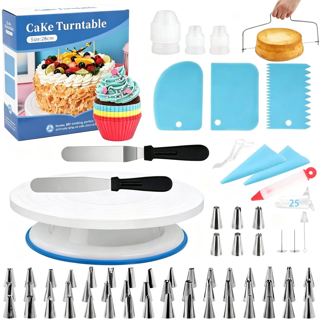 Confeiteiro 72/73/82/106/318/327 + eBook Peças Bicos Inox Para Confeitar e Decorar Bolo e Cupcake