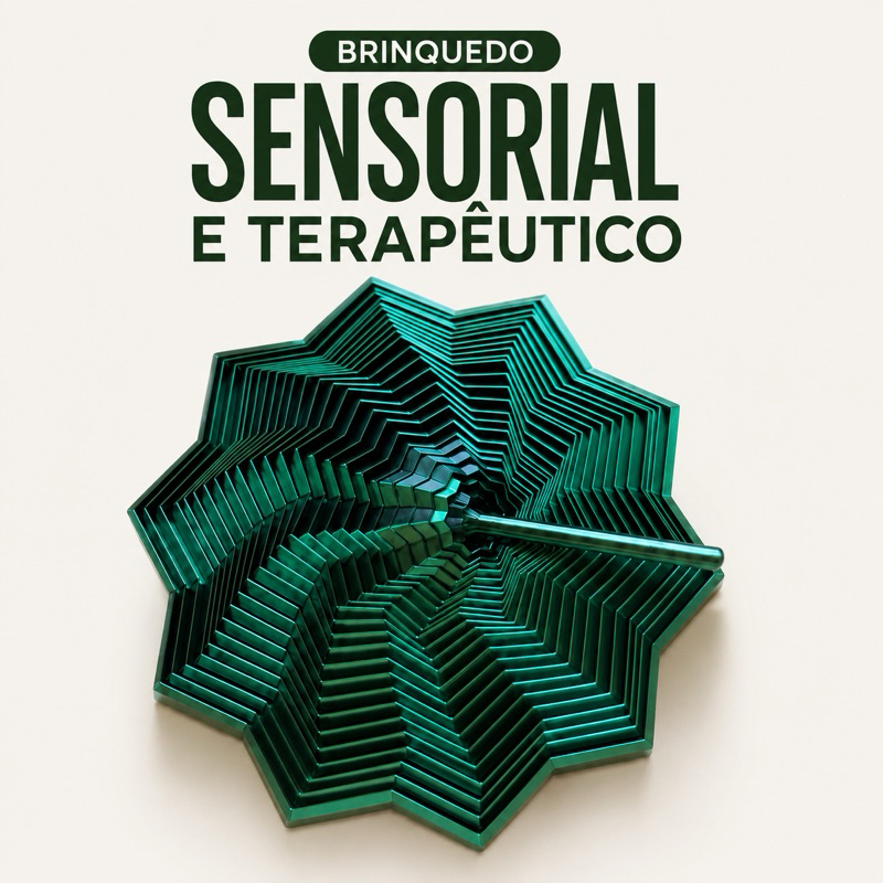 Brinquedo Sensorial Terapêutico Antiestresse Montessori para Crianças e Adultos | Estimula Foco, Coordenação Relaxamento