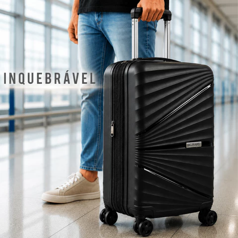 Mala Viagem Avião Bordo 10kg com Divisória e Cadeado