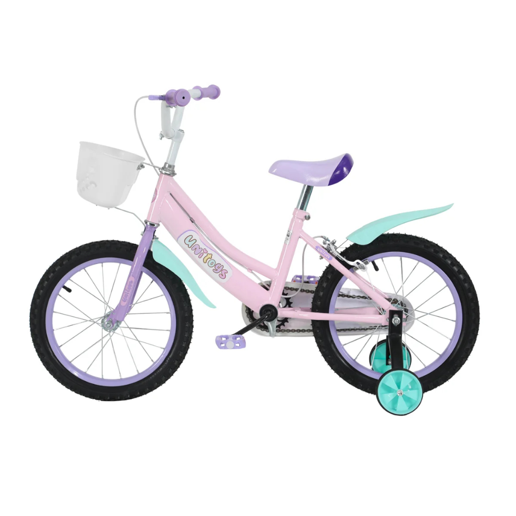 Bicicleta Infantil Pop Rosa Aro 16 - Unitoys