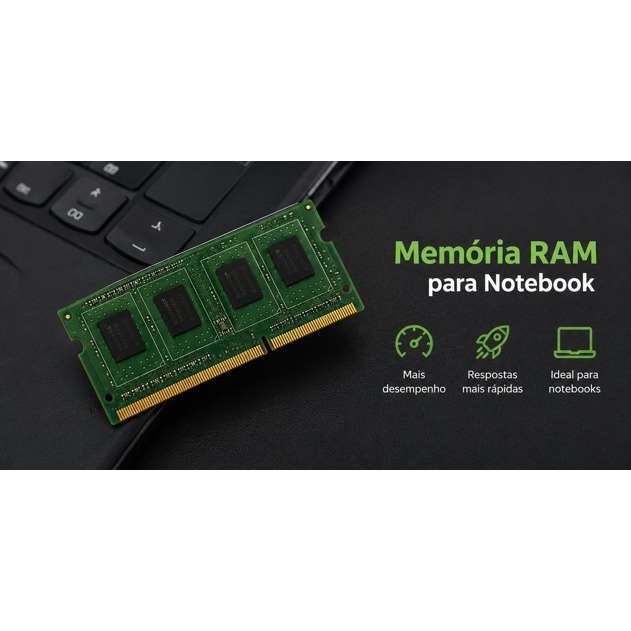 Memória de notebook multilaser 4gb 1600mhz DDR3L