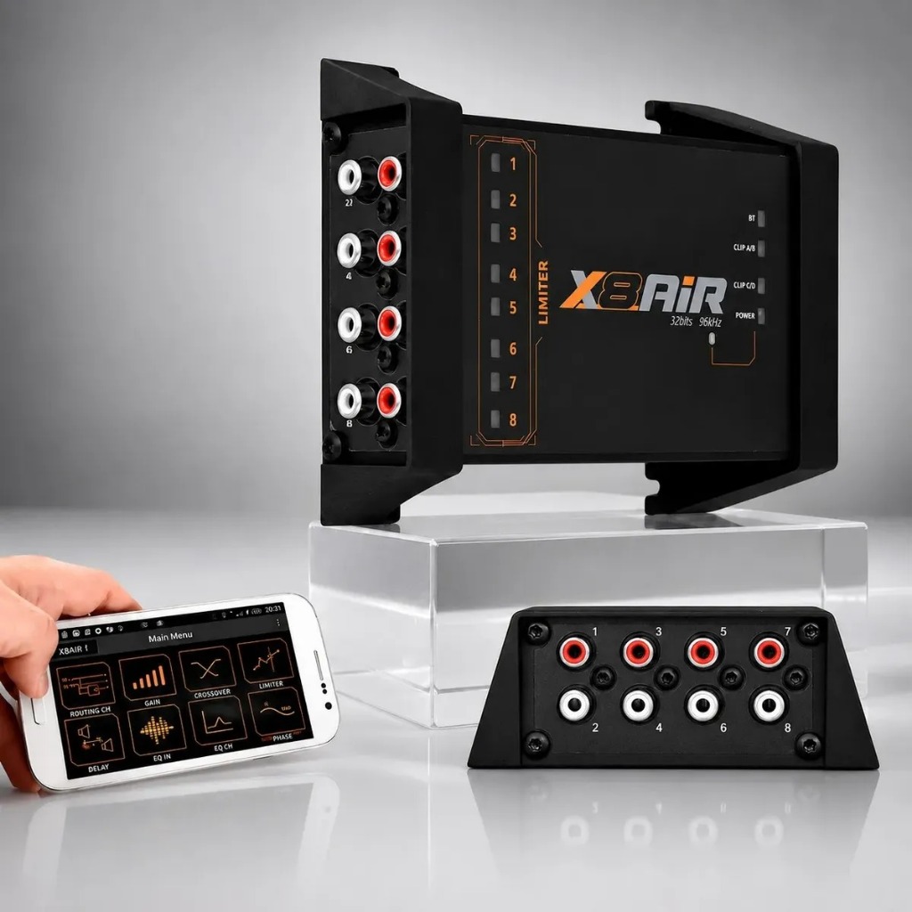 Processador De Audio X8 Air Bluetooth Expert Som Automotivo