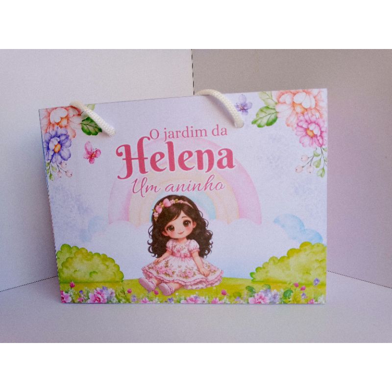 Sacolinha Personalizada Jardim das borboletas| Jardim Encantado | Sacolinha | Lembrancinha | Mimos | Aniversário